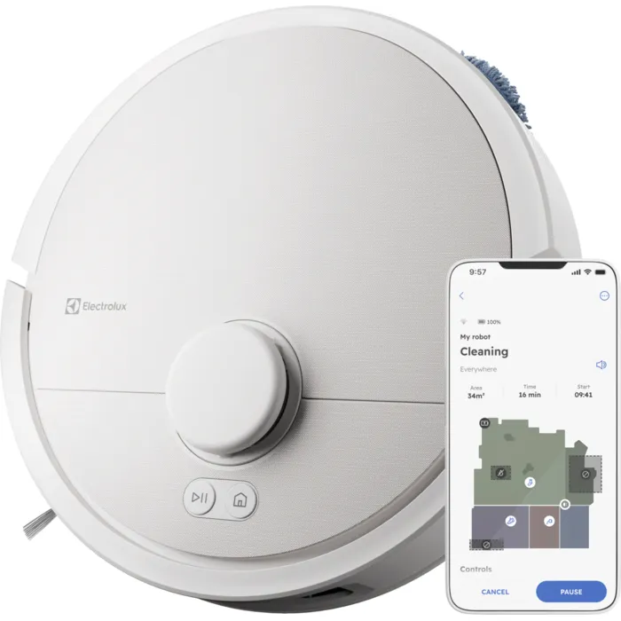 Electrolux ER81UW3SW 5.2 Ah Robot vacuum cleaner, White