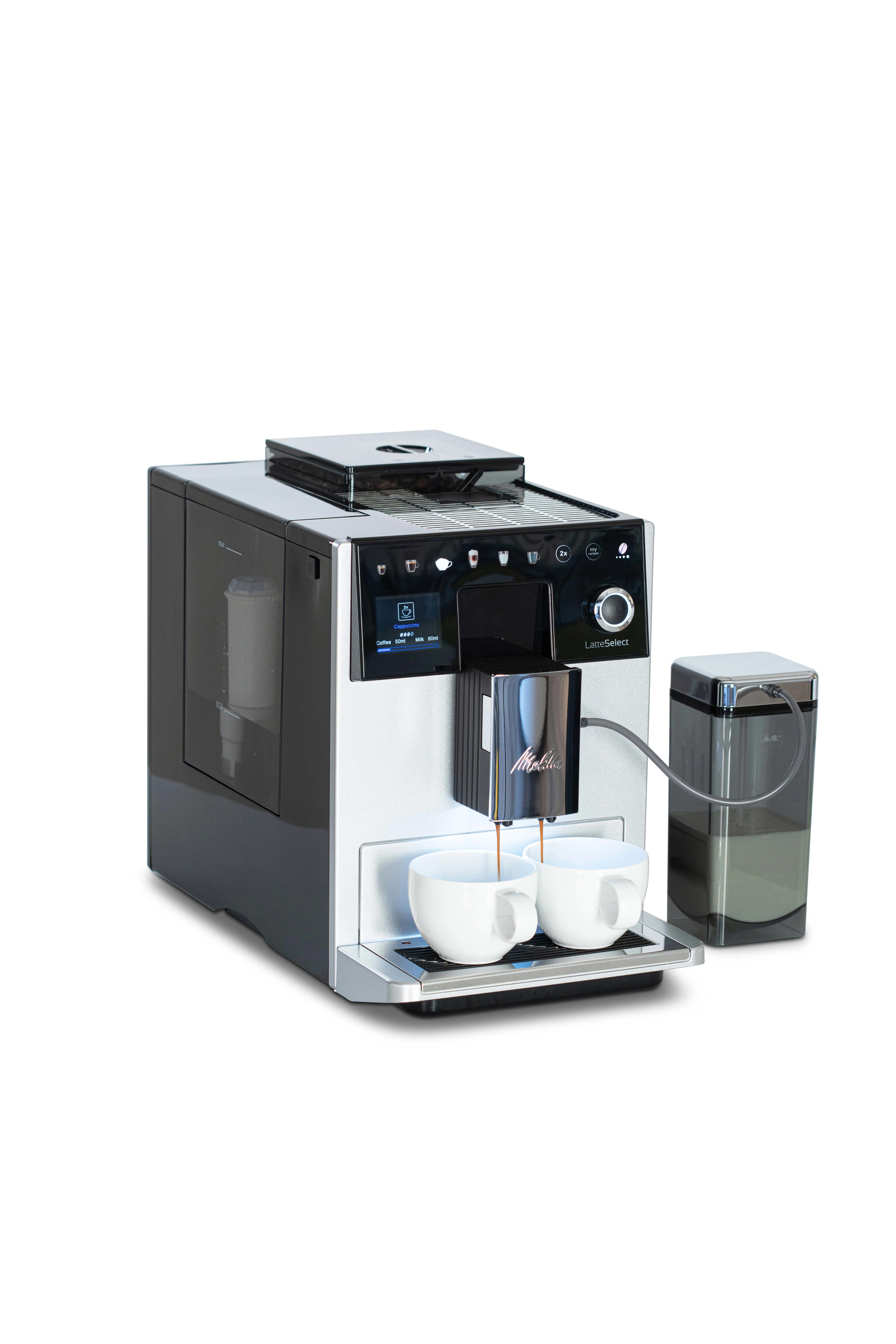 Melitta Latte Select F 630-201, helautomatisk (silver)