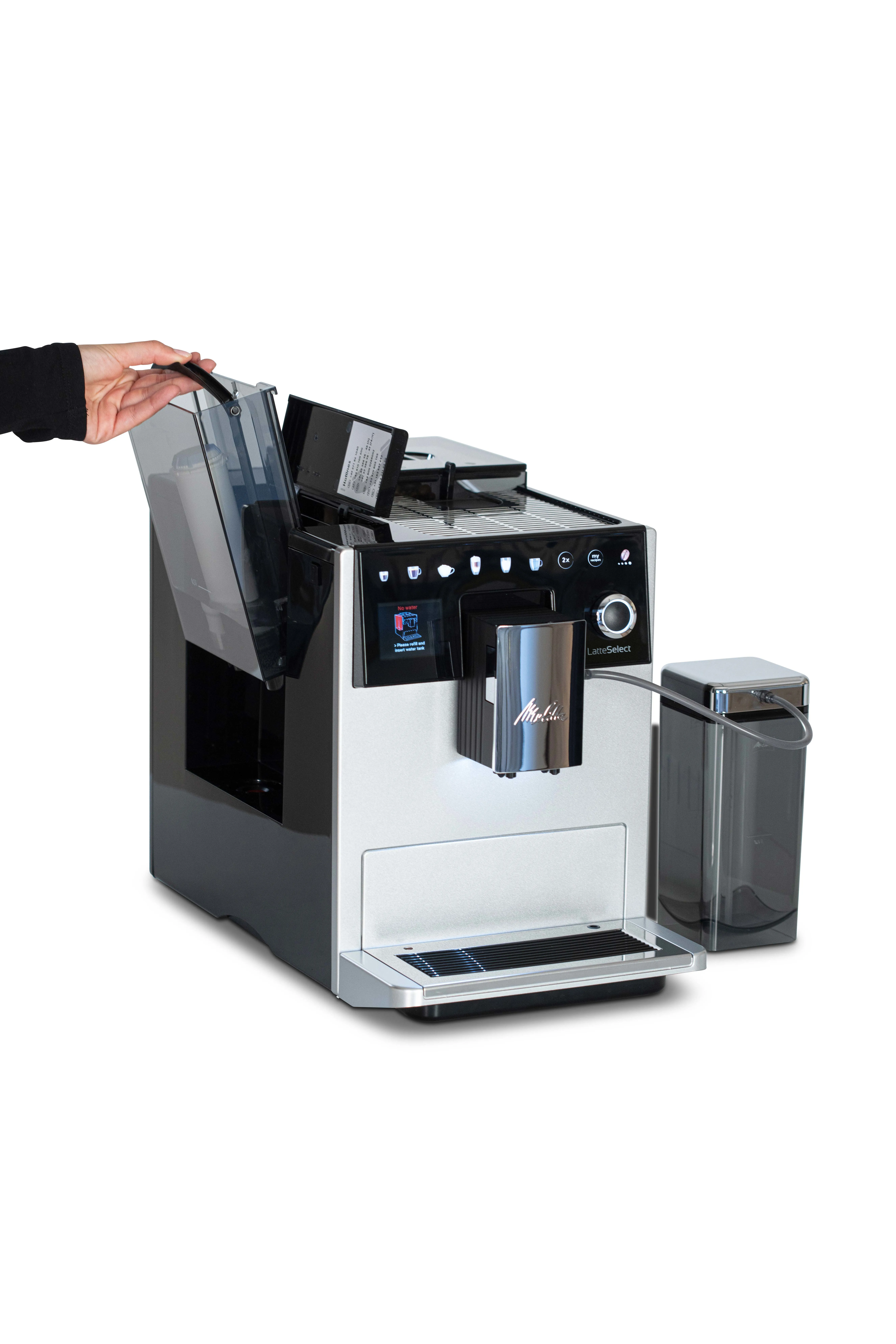 Melitta Latte Select F 630-201, helautomatisk (silver)