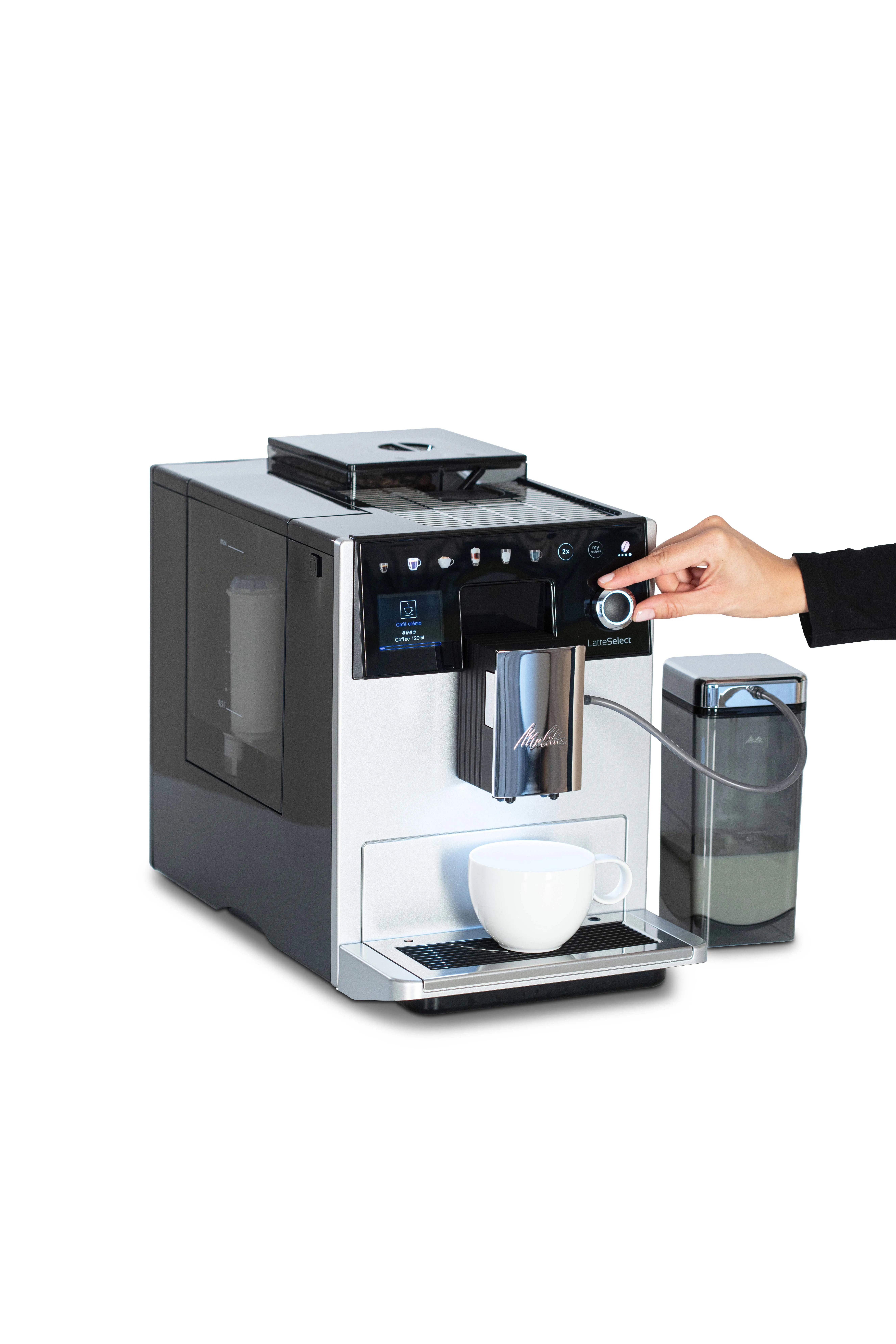 Melitta Latte Select F 630-201, helautomatisk (silver)