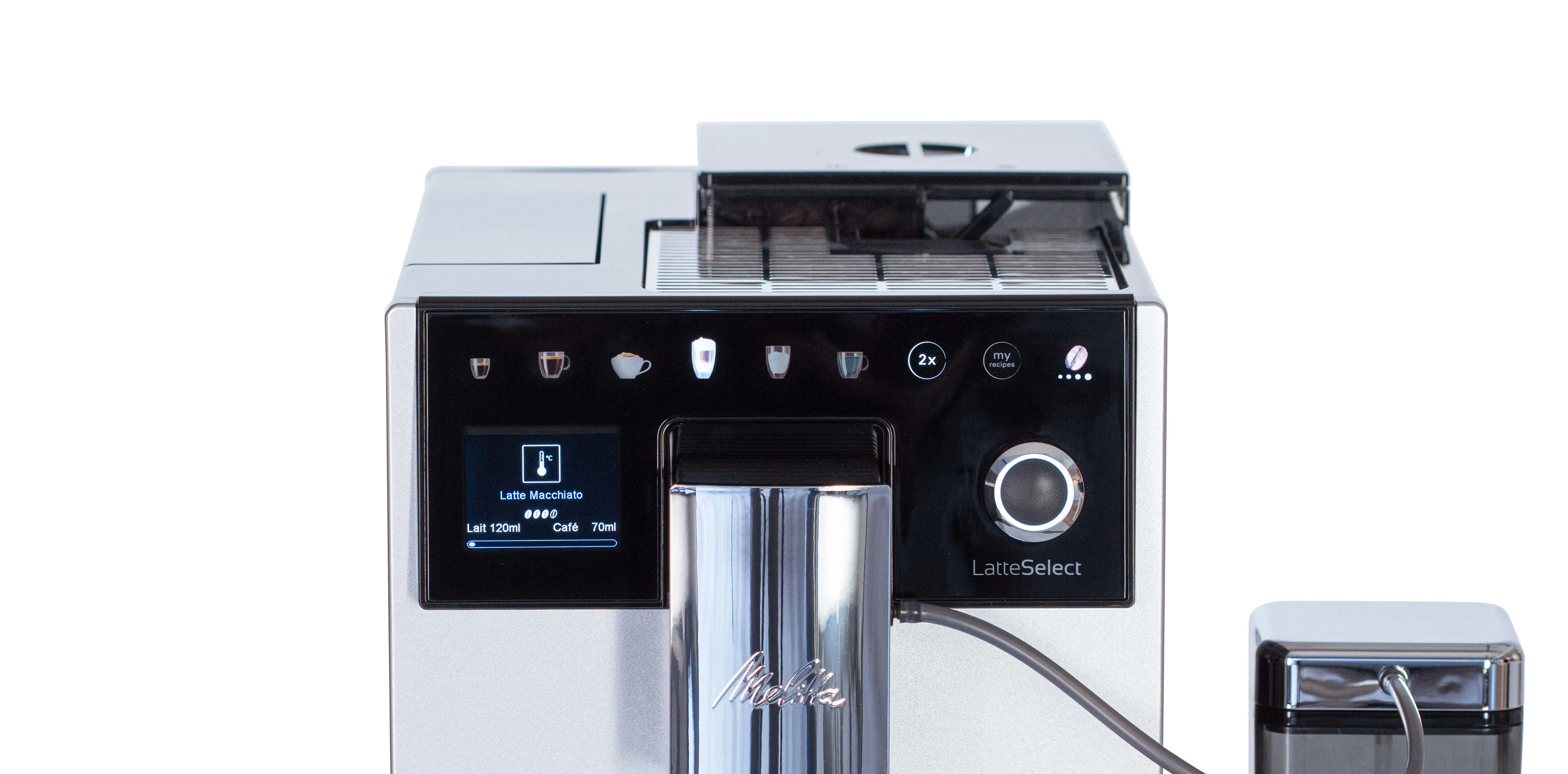Melitta Latte Select F 630-201, helautomatisk (silver)