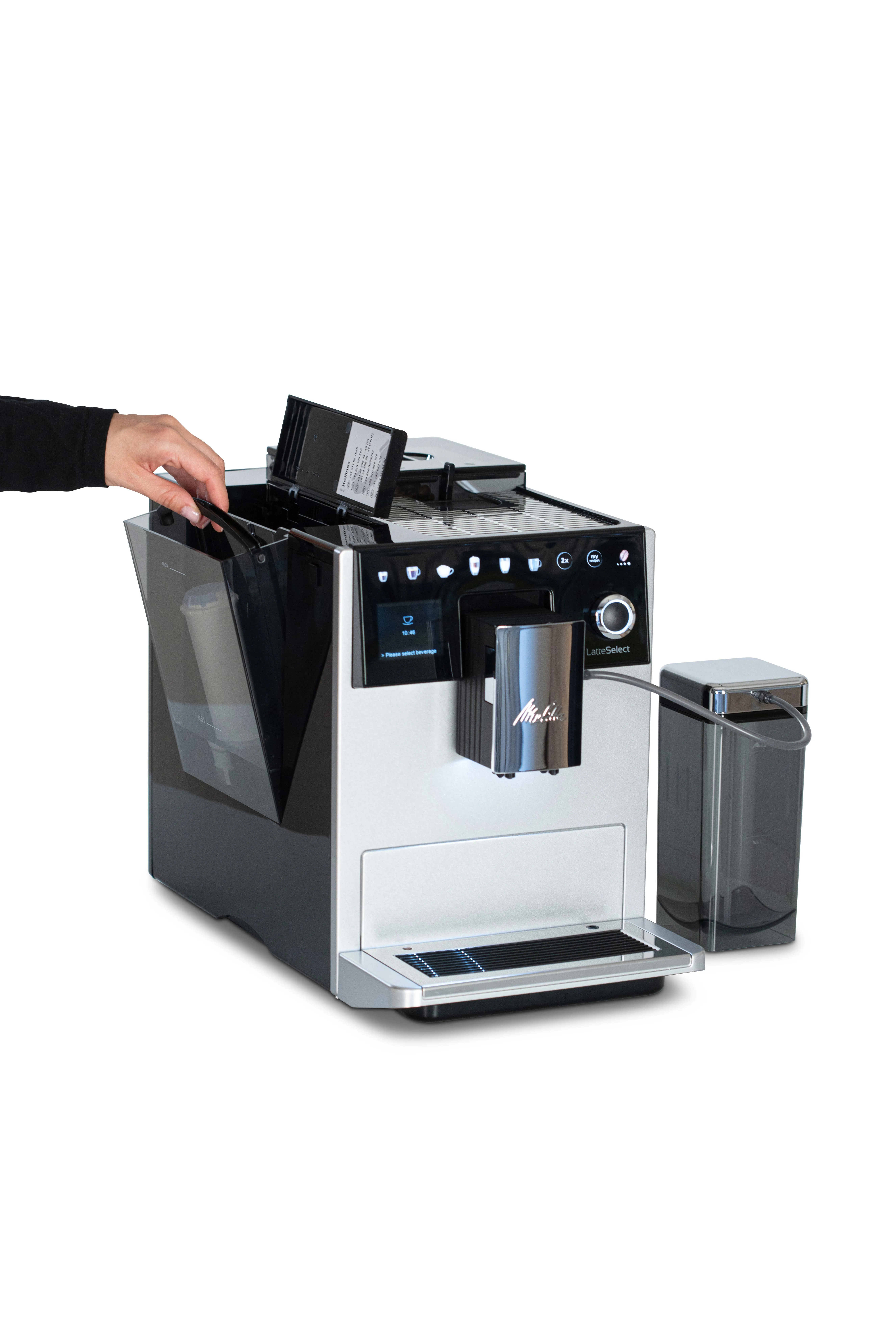 Melitta Latte Select F 630-201, helautomatisk (silver)