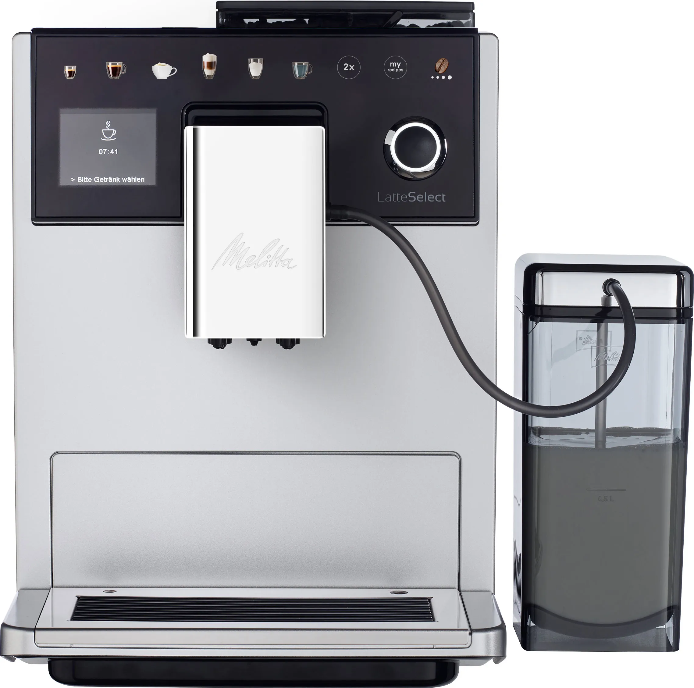 Melitta Latte Select F 630-201, helautomatisk (silver)