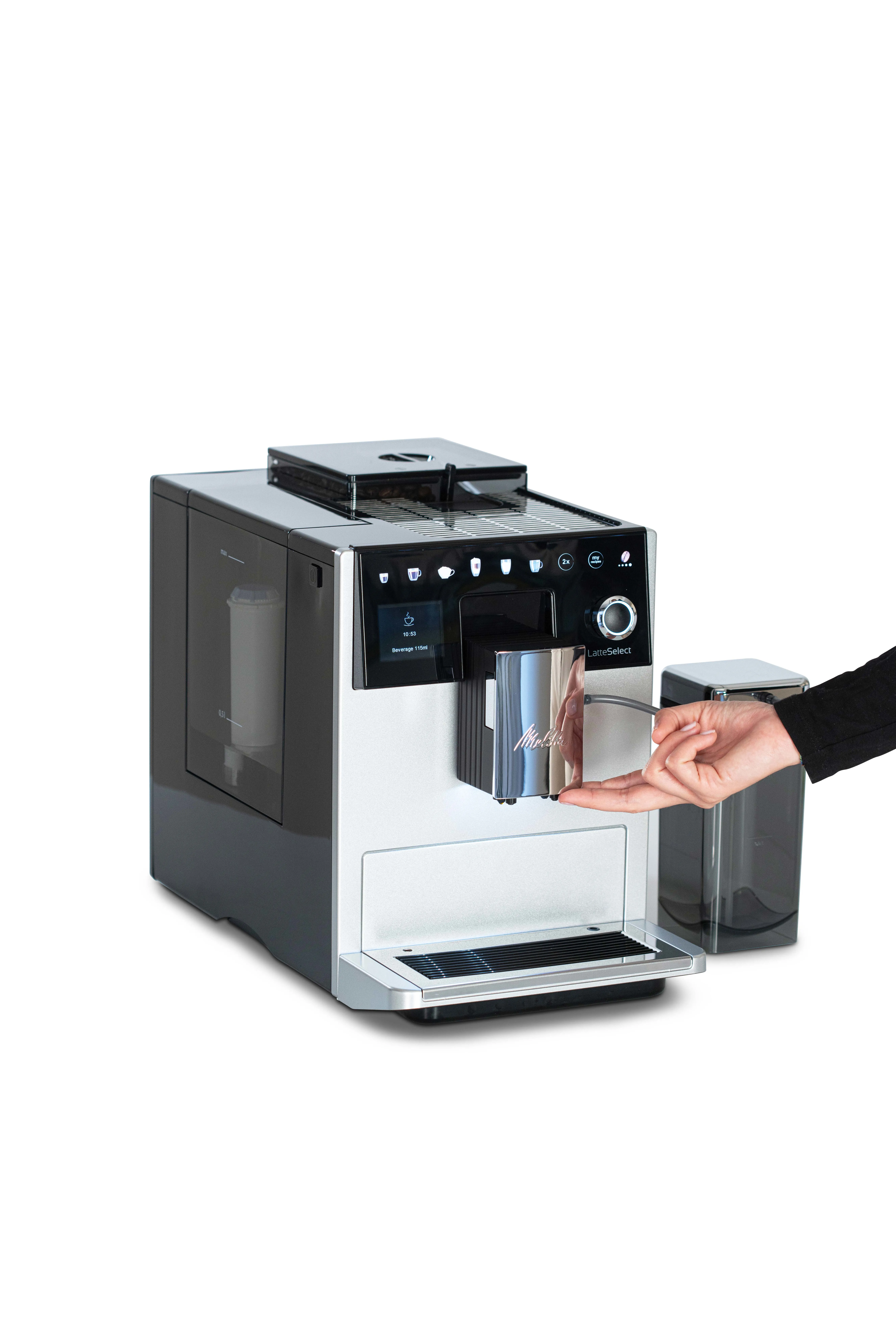 Melitta Latte Select F 630-201, helautomatisk (silver)