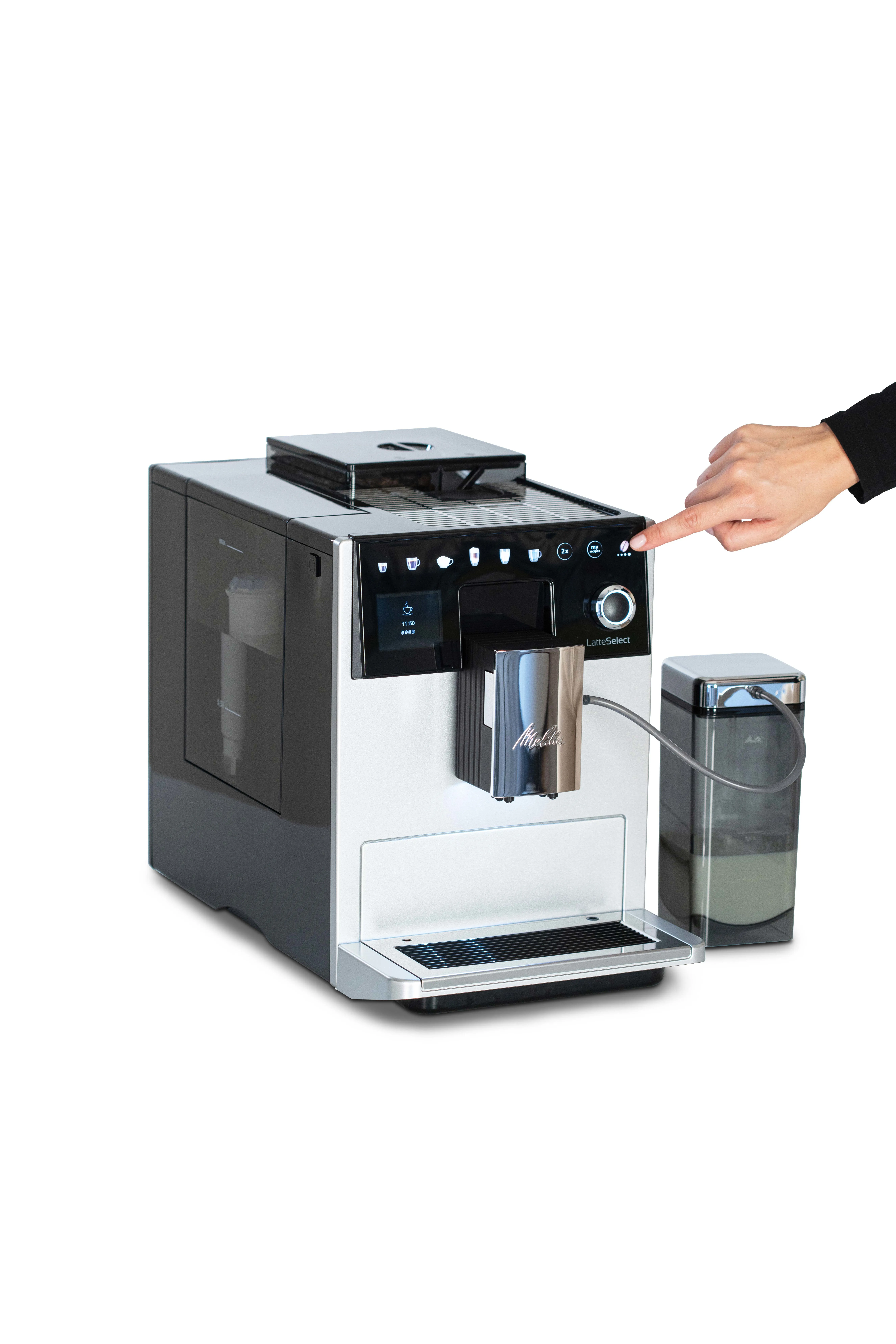 Melitta Latte Select F 630-201, helautomatisk (silver)