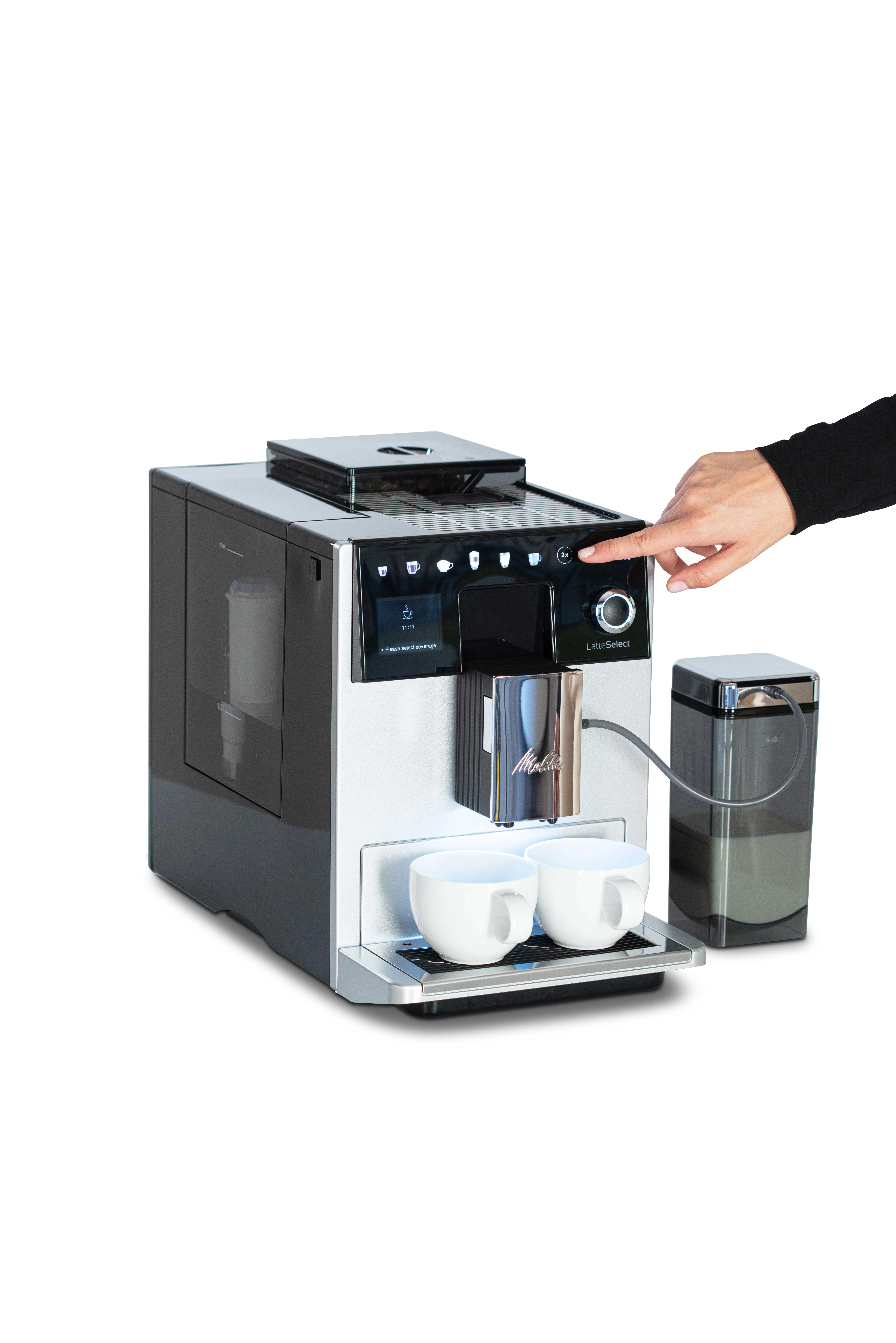 Melitta Latte Select F 630-201, helautomatisk (silver)