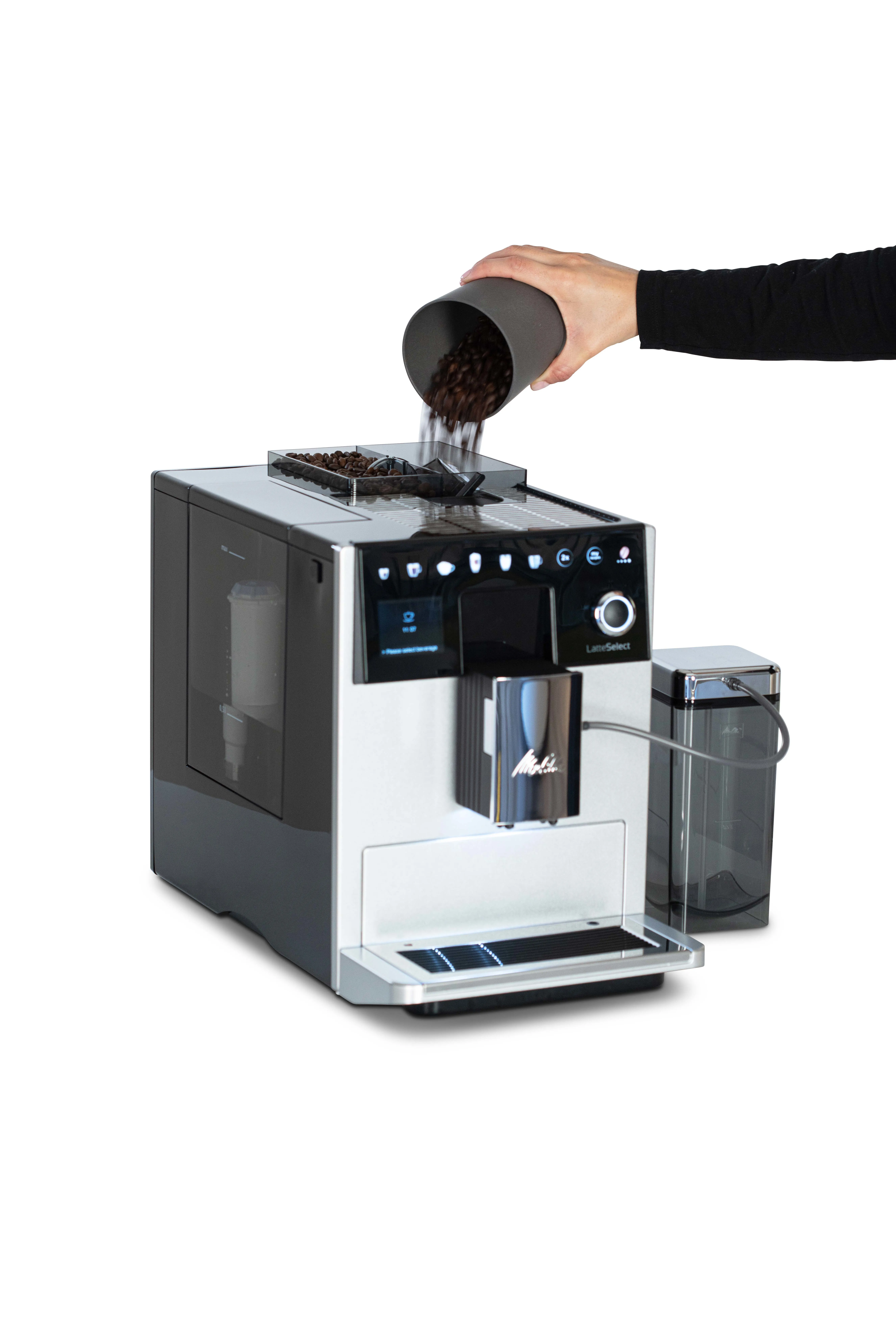 Melitta Latte Select F 630-201, helautomatisk (silver)