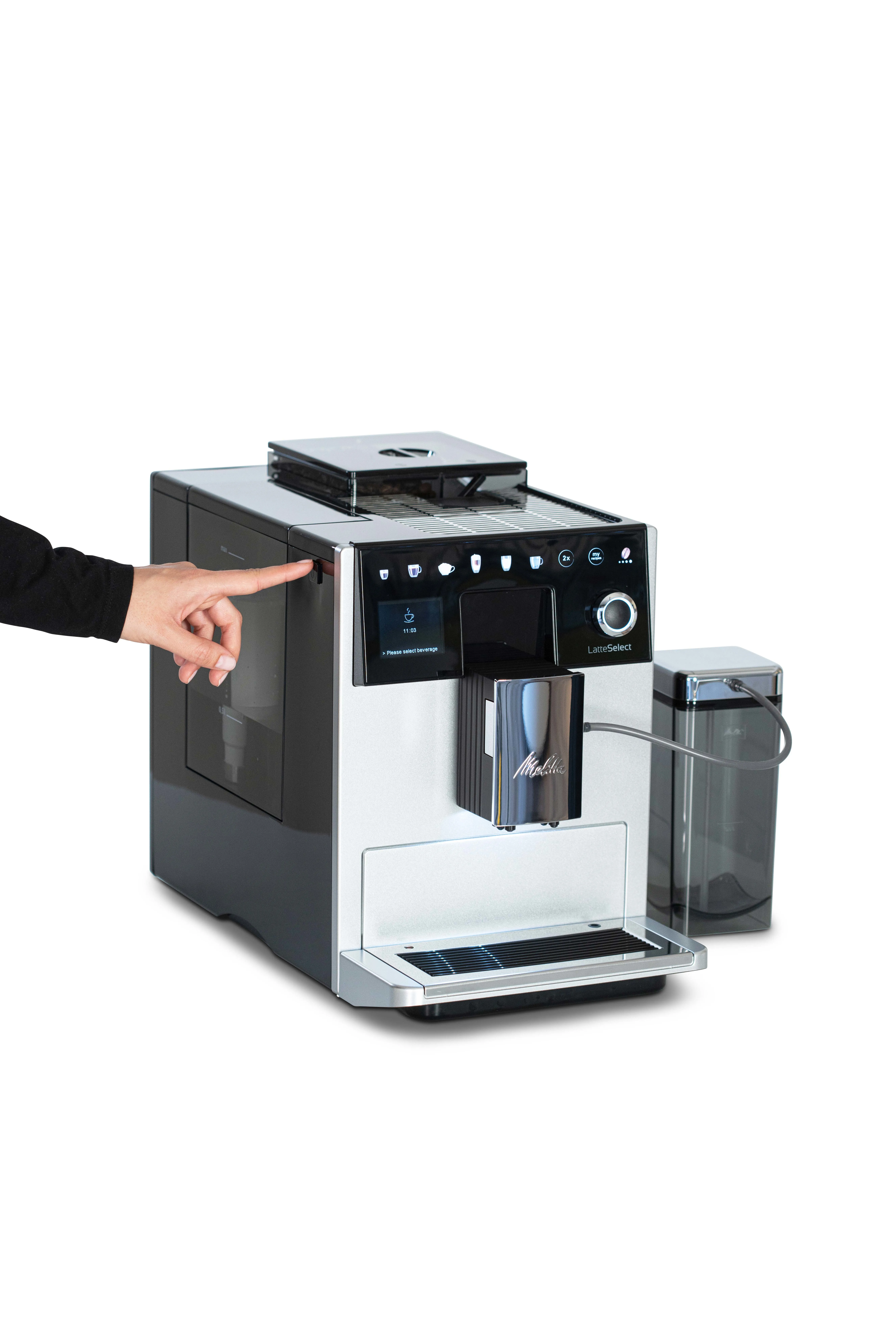 Melitta Latte Select F 630-201, helautomatisk (silver)