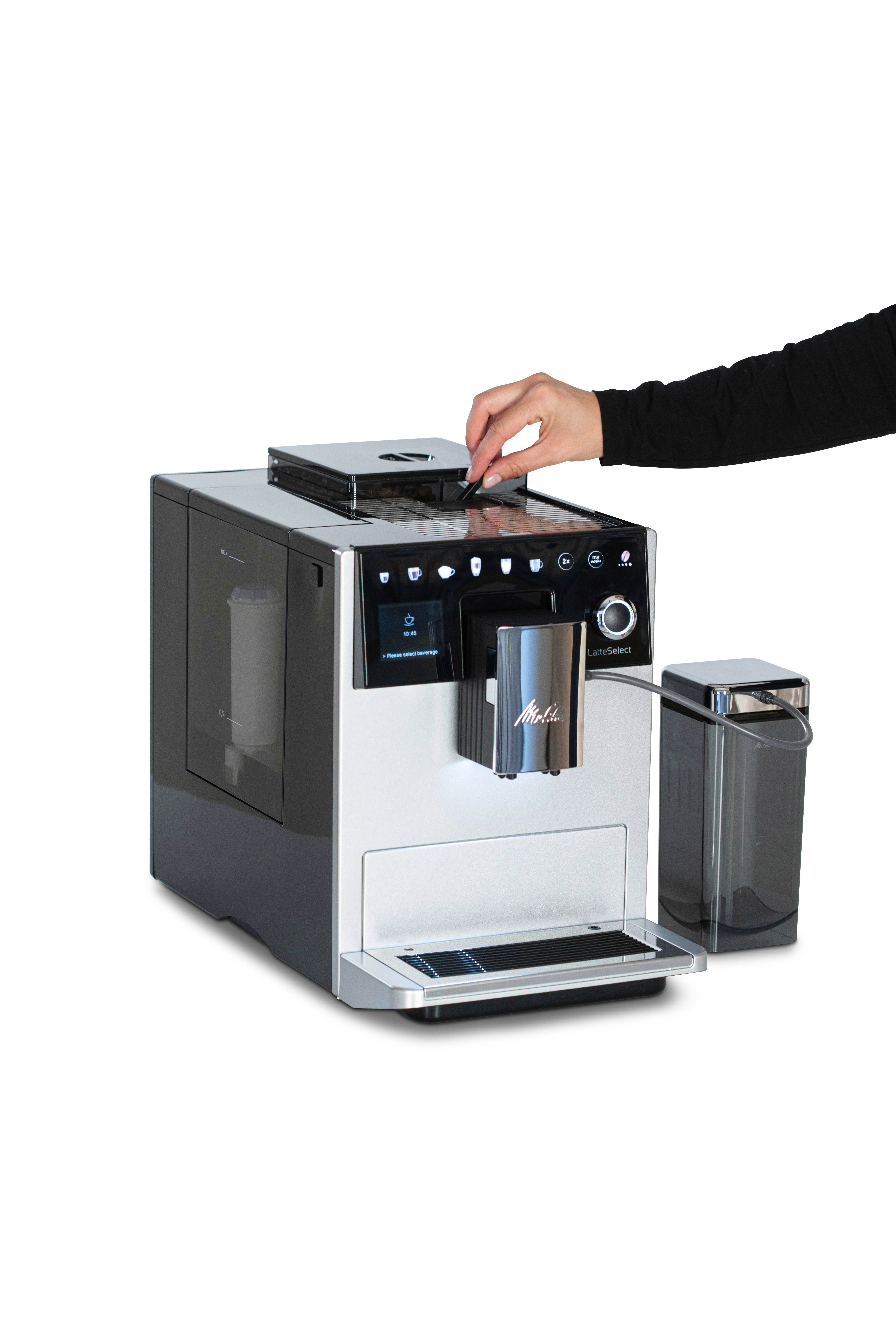 Melitta Latte Select F 630-201, helautomatisk (silver)