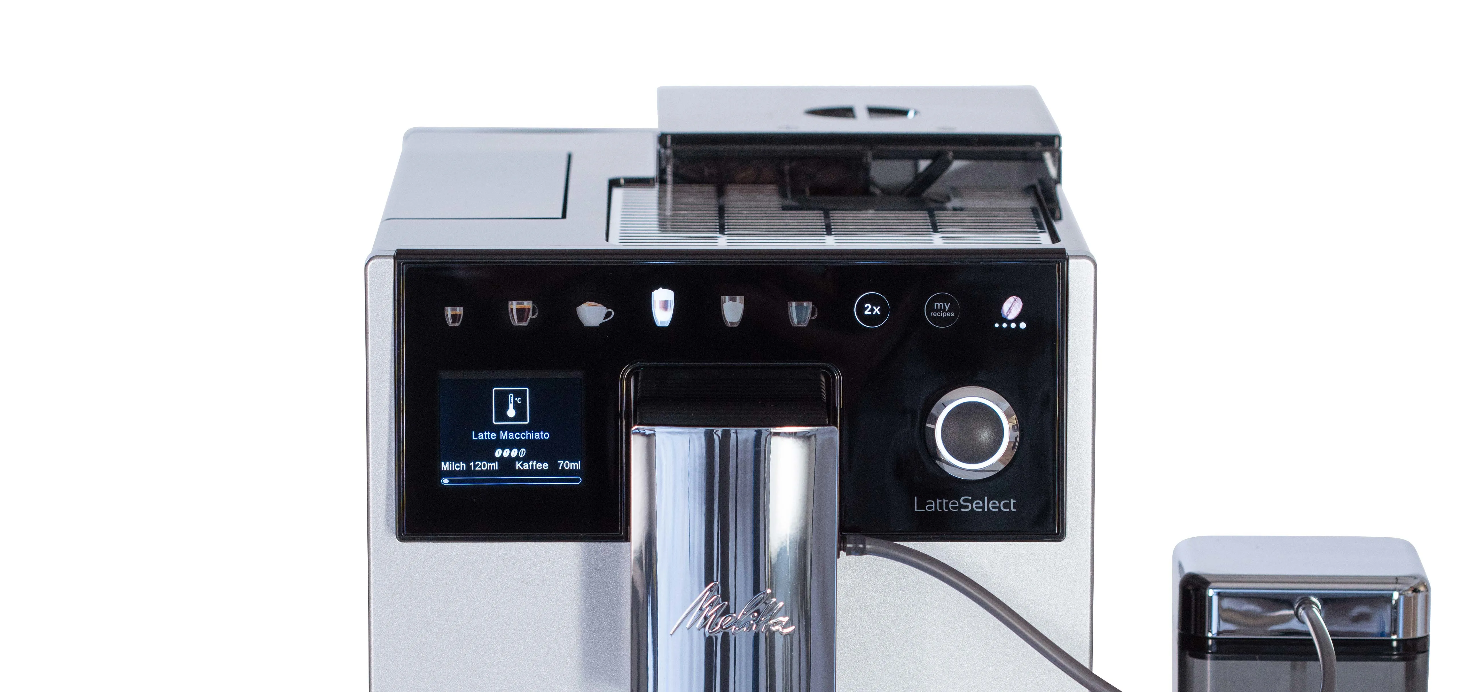 Melitta Latte Select F 630-201, helautomatisk (silver)