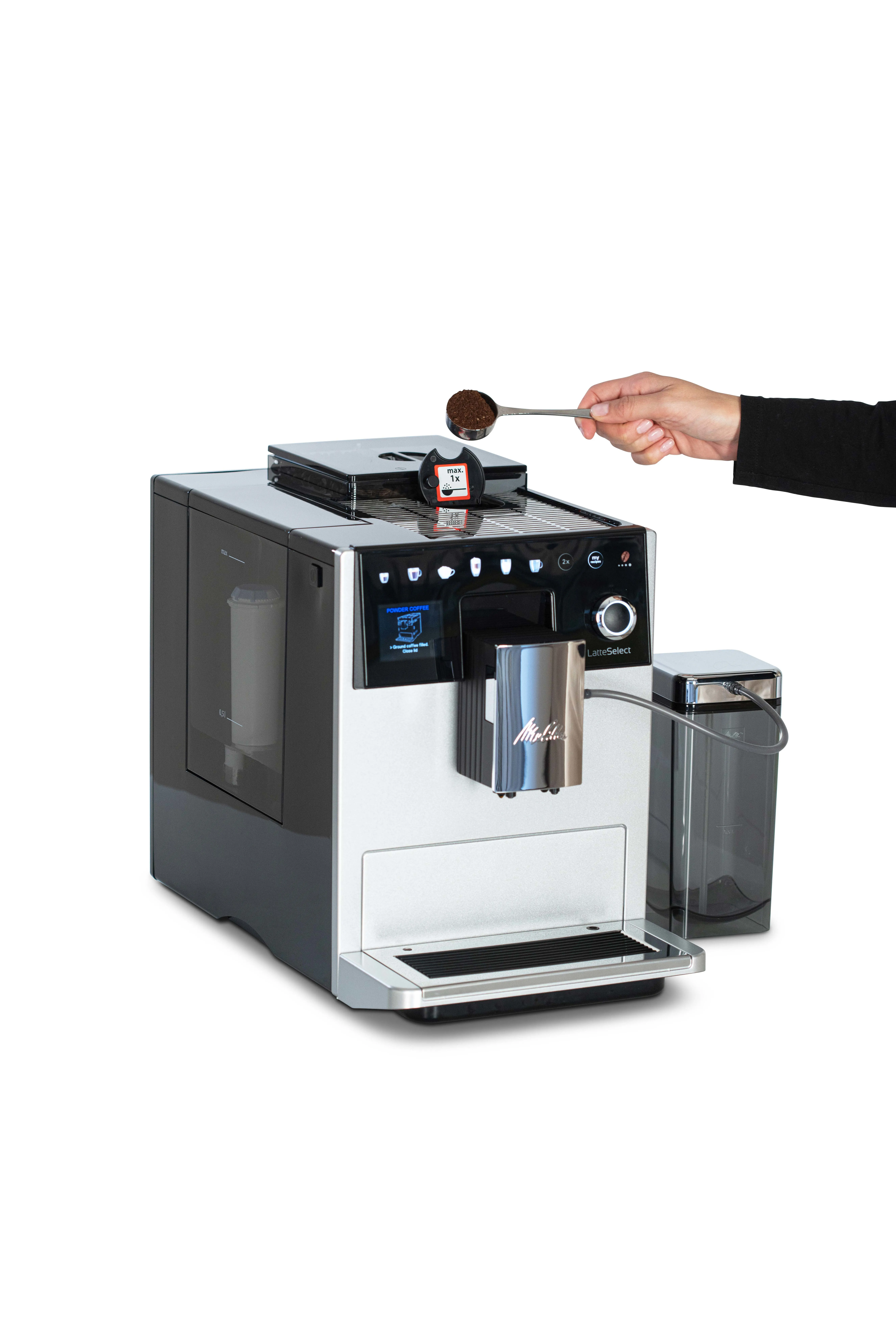 Melitta Latte Select F 630-201, helautomatisk (silver)