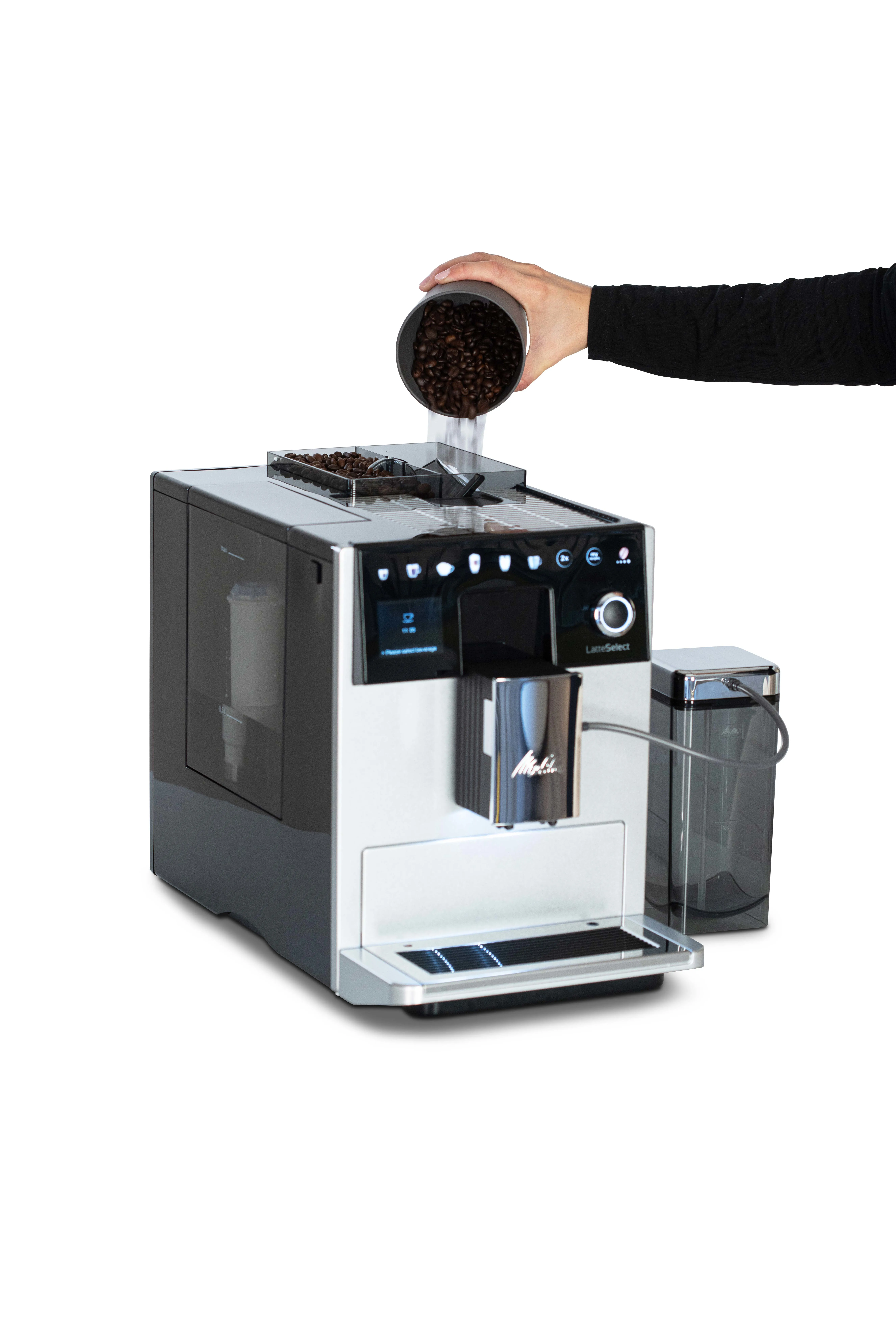 Melitta Latte Select F 630-201, helautomatisk (silver)