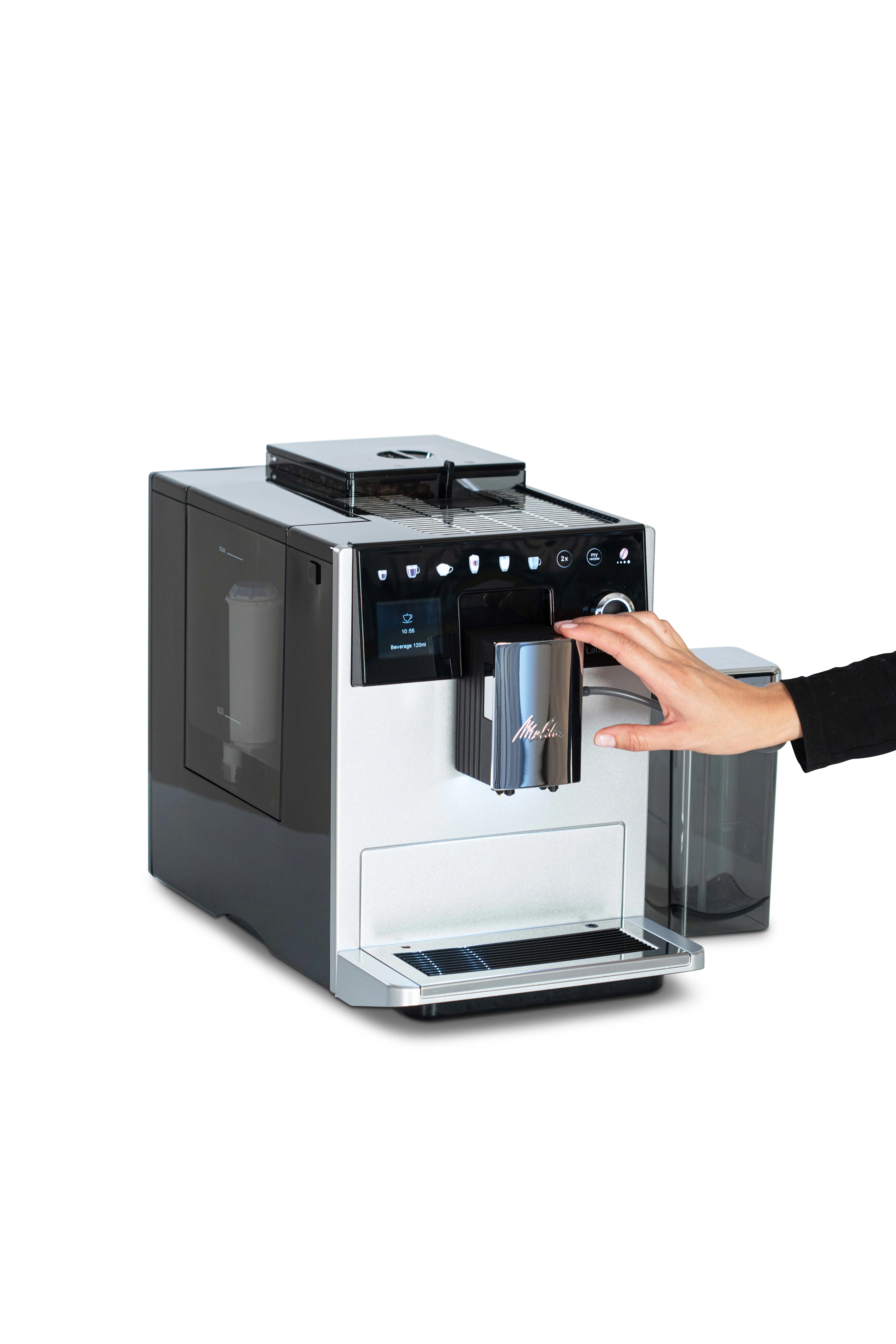 Melitta Latte Select F 630-201, helautomatisk (silver)