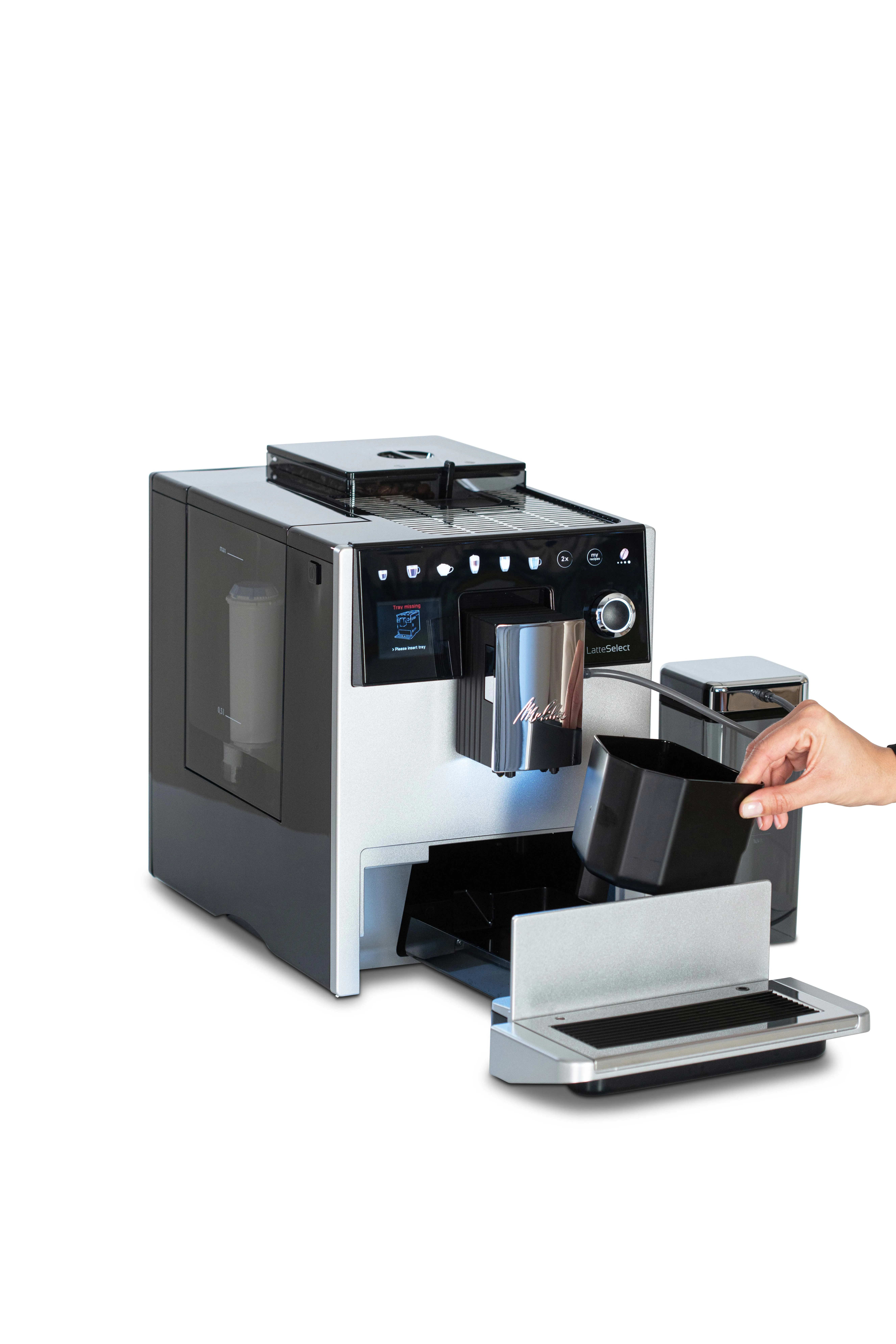 Melitta Latte Select F 630-201, helautomatisk (silver)