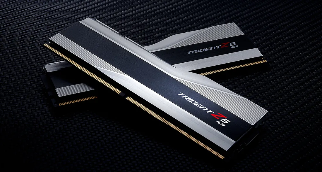 G.Skill Trident Z5 RGB 32GB (2 x 16GB) DDR5 6000 MHz, CL36 - memory, Silver