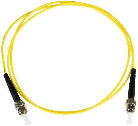 MicroConnect OS2 LSZH ST-ST 5m -valokuitukaapeli, keltainen