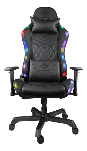 Deltaco Gaming RGB - gaming chair, black