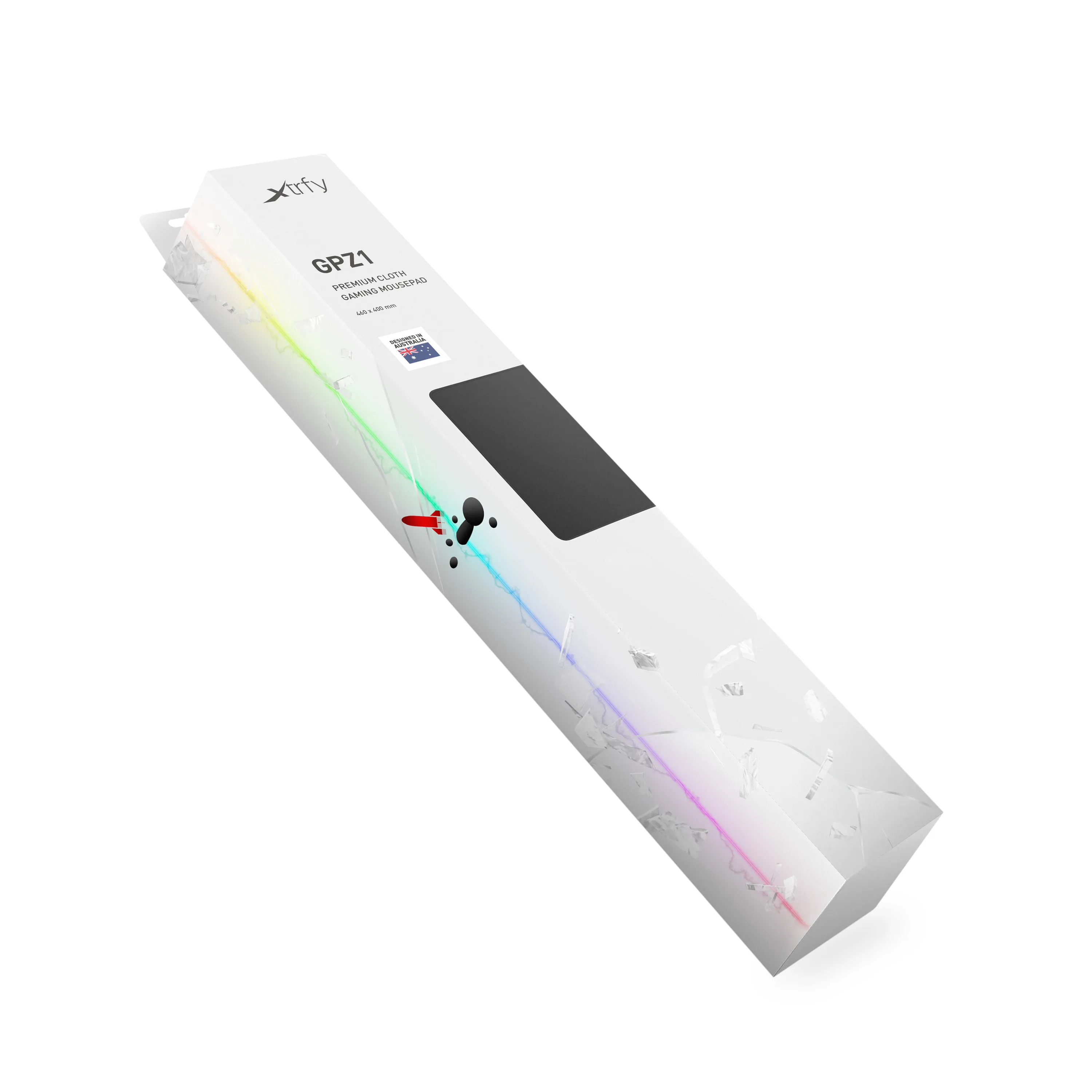 Xtrfy GPZ1 Zy's Damage Large - gaming mousepad, black