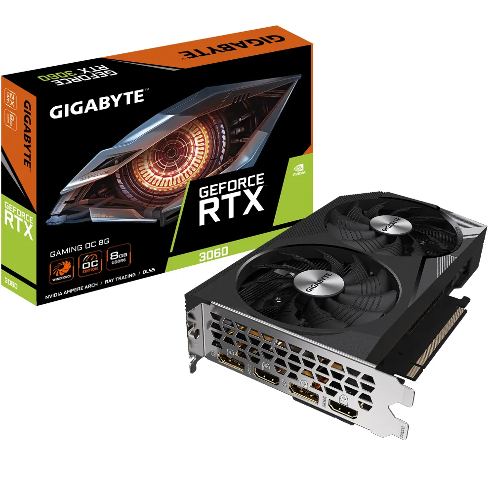 Gigabyte GeForce RTX 3060 Gaming OC 2.0 8GB - graphics card
