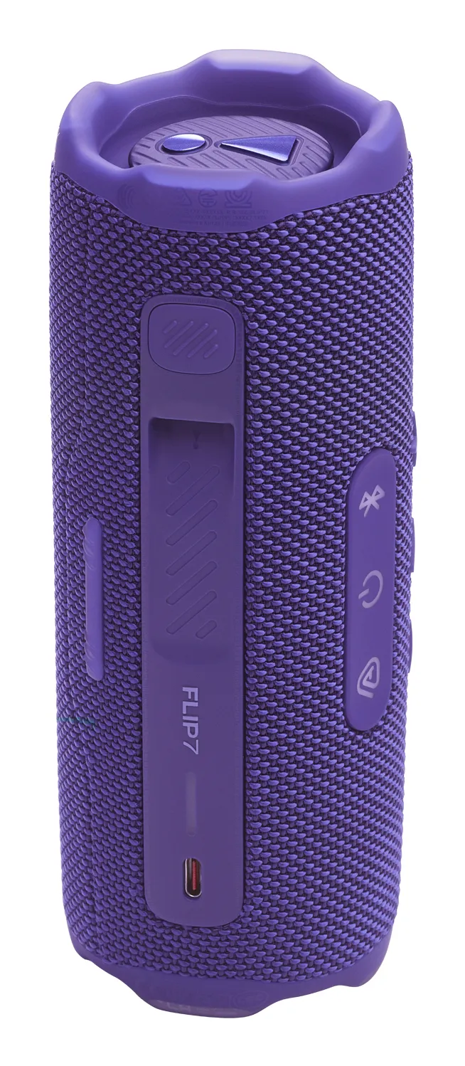 JBL Flip 7 Bluetooth Portable Speaker, Purple