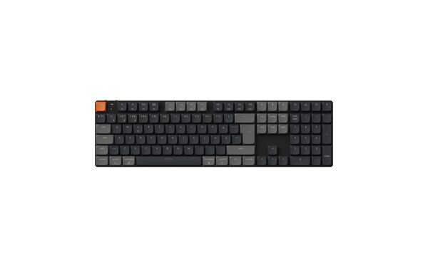 Keychron K5 Version 2 tr&aring;dl&ouml;st mekaniskt ergonomiskt speltangentbord, Low Profile Red, svart