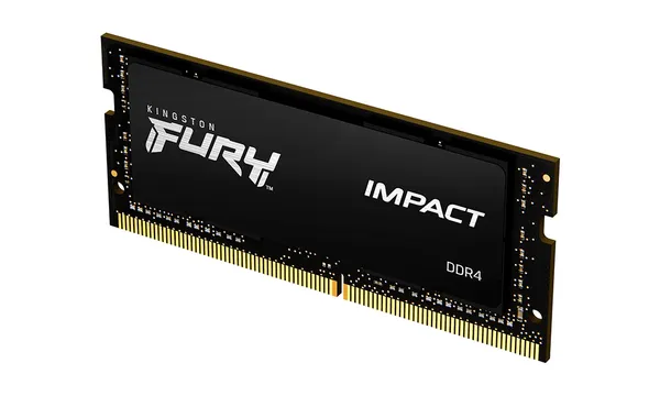 Kingston 16 Gt (2 x 8 Gt) Fury Impact, DDR4 2933MHz SO-DIMM, CL17 -muisti