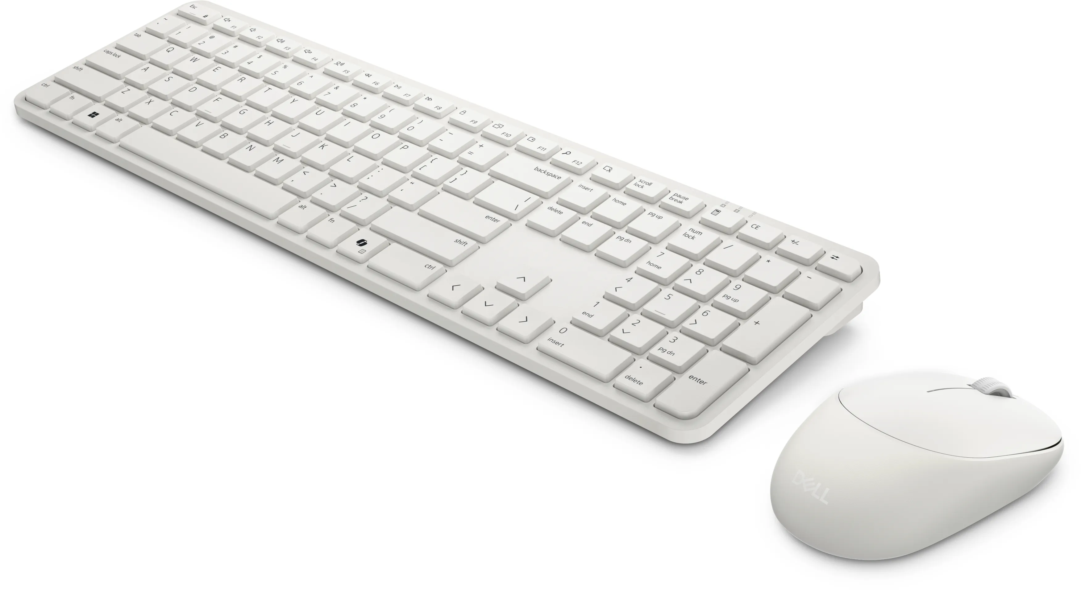 Dell Pro 5 KM526 Wireless Keyboard and Mouse, Light Ash