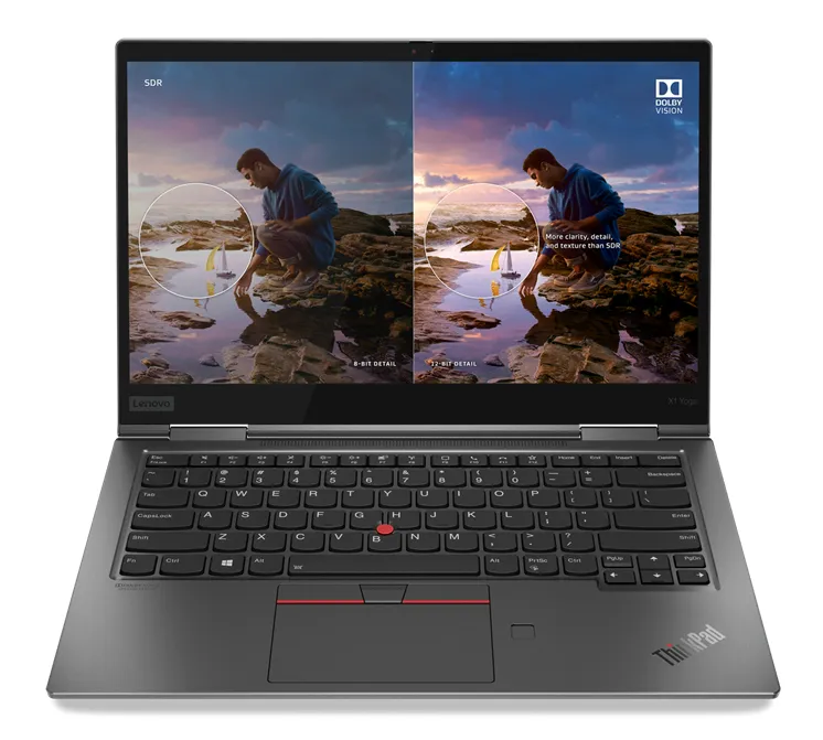 Lenovo X1 Yoga G5. 14", i5-10300U, 16 GB RAM, 512 GB SSD, Win 11 Pro - bärbar (Refurbished: A)