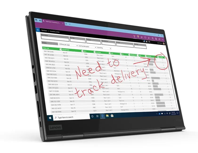 Lenovo X1 Yoga G5. 14", i5-10300U, 16 GB RAM, 512 GB SSD, Win 11 Pro - bärbar (Refurbished: A)