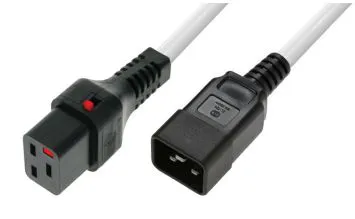 MICROCONNECT IEC C19 - IEC C20 - power cable, 2 m, White