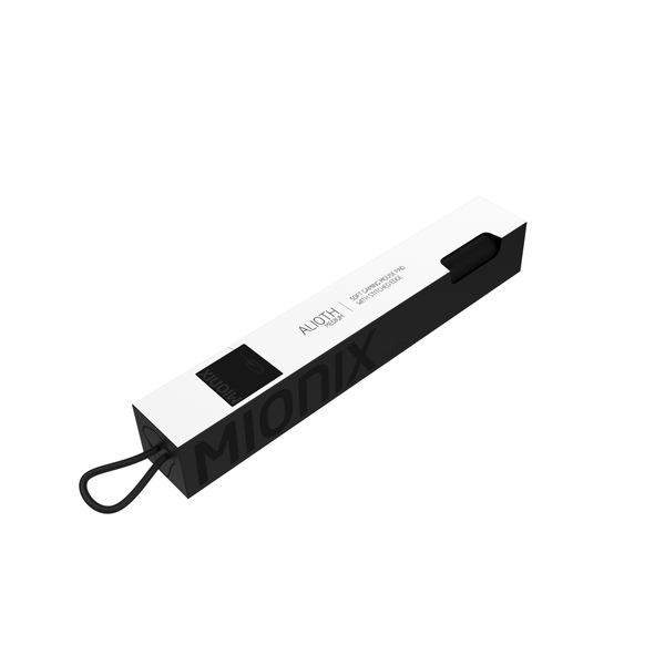 Mionix Alioth Stiched M - gaming musmatta, 370x320 mm, Svart/Gr&aring;