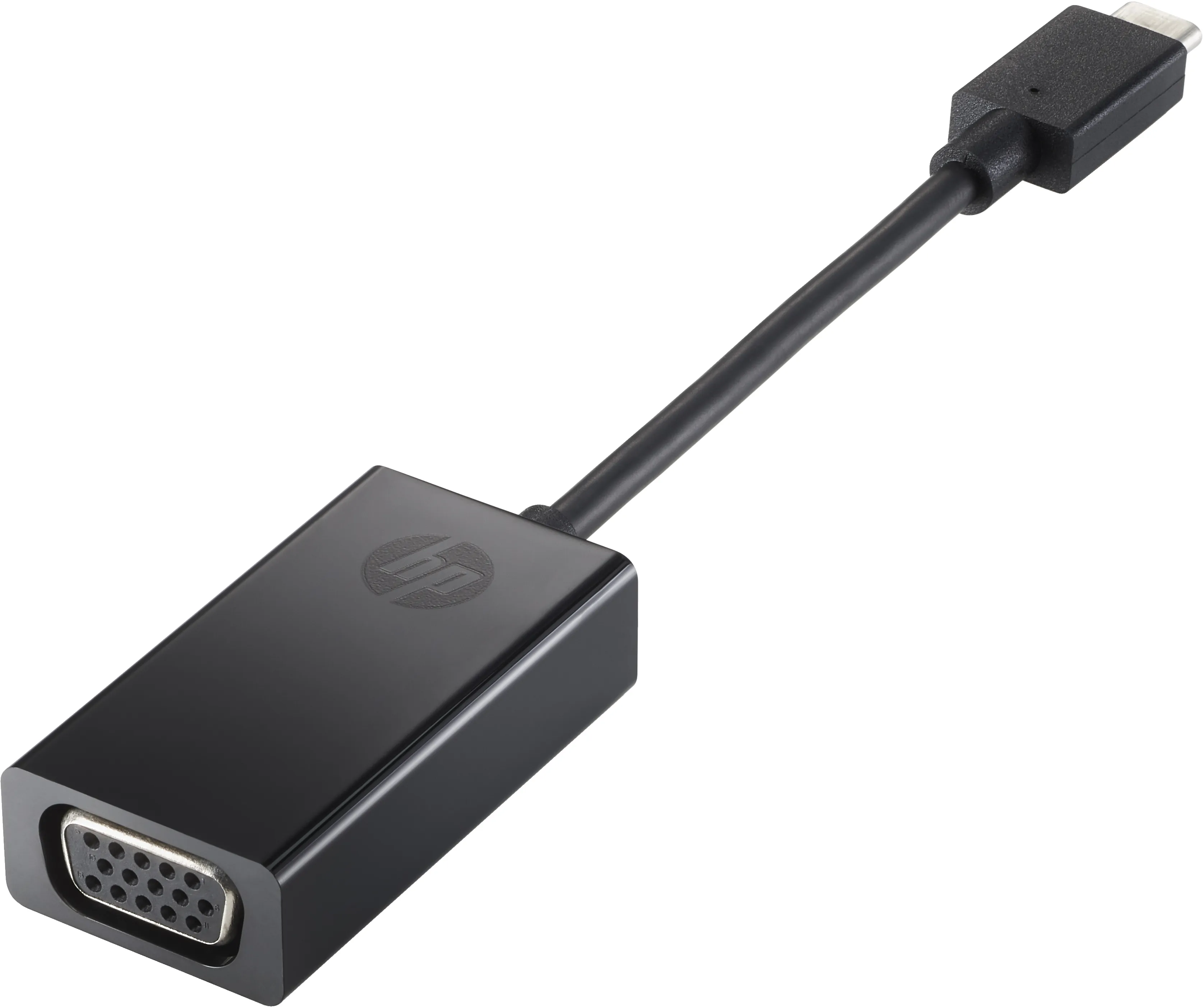HP  VGA &ndash; USB Type-C - adapter, Svart