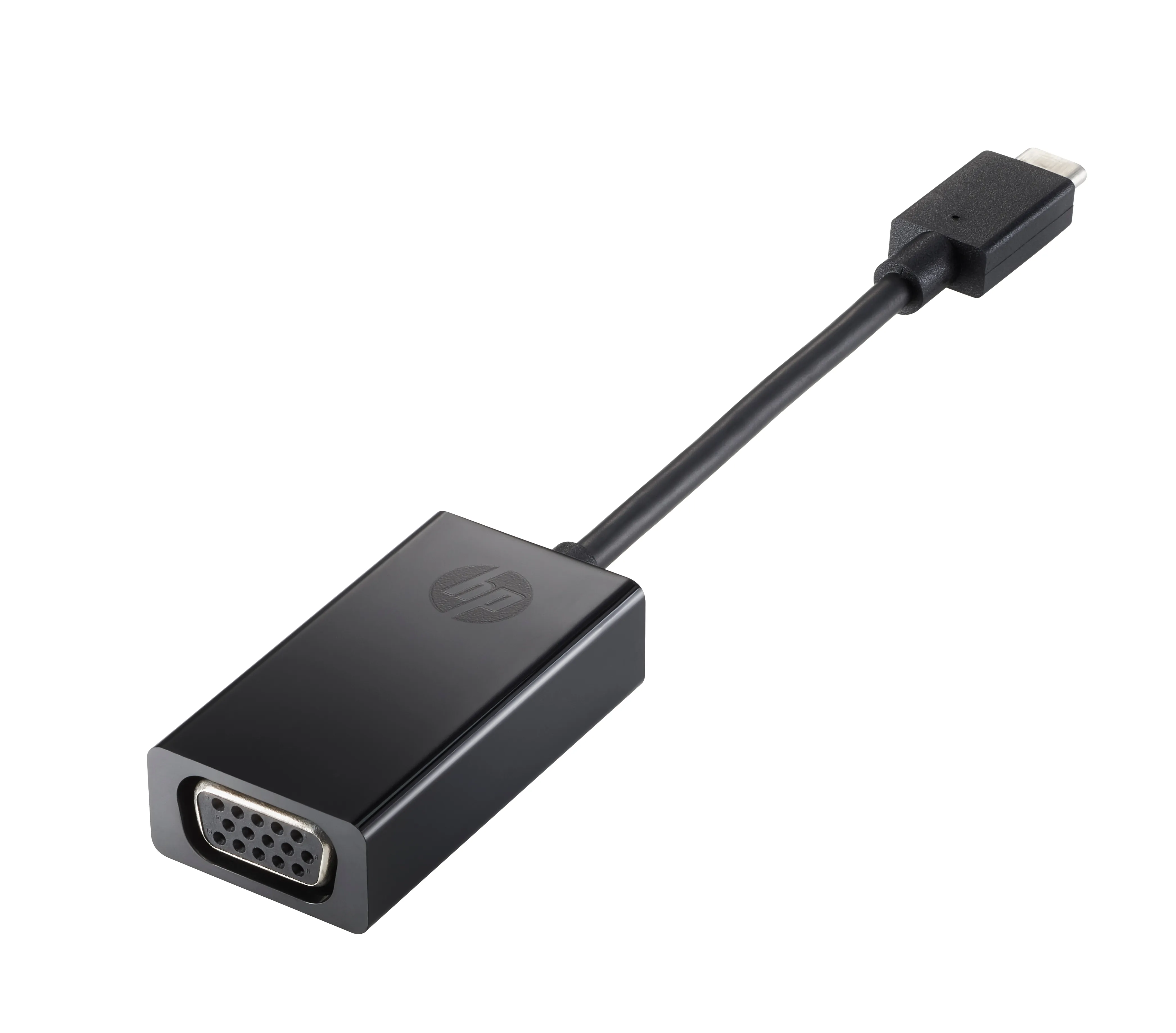 HP  VGA &ndash; USB Type-C -adapteri, Musta