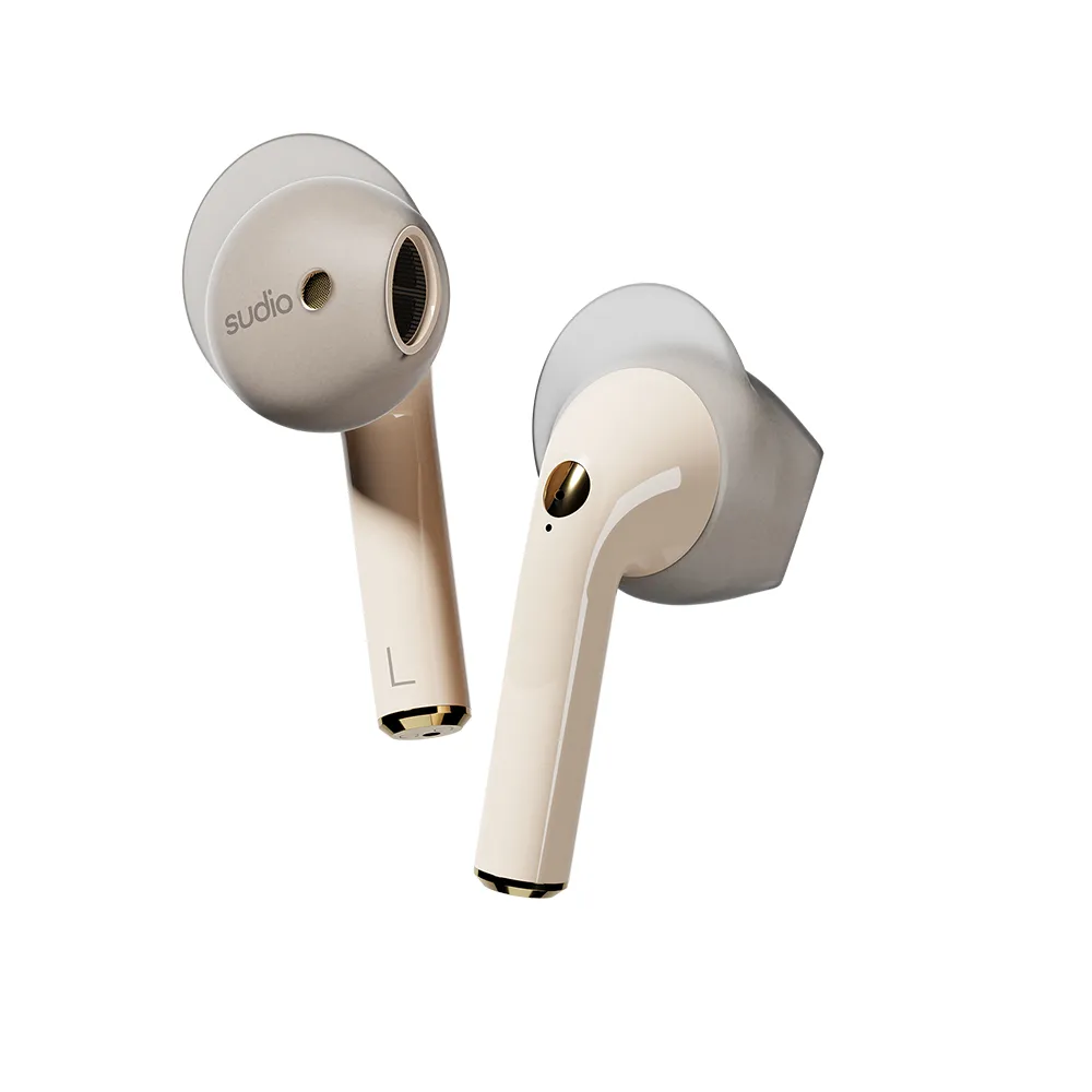 Sudio Nio True Wireless - wireless earbuds, sand