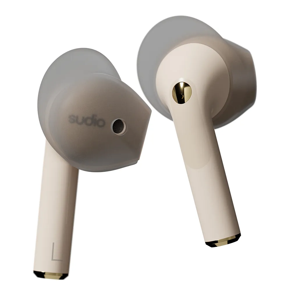 Sudio Nio True Wireless - wireless earbuds, sand