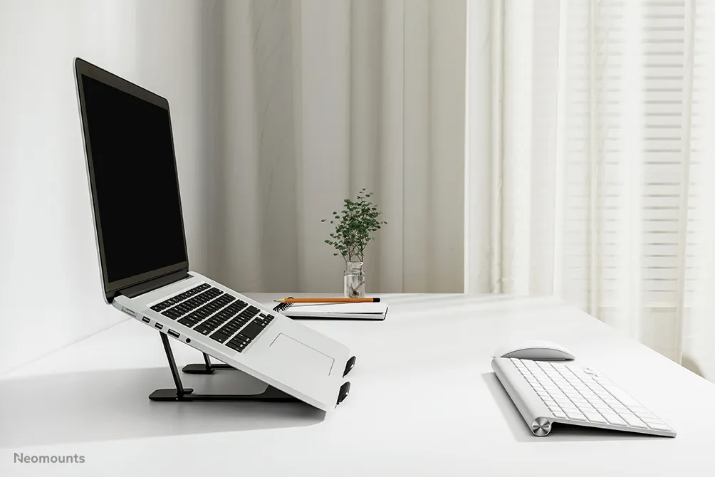 NEWSTAR NOTEBOOK DESK STAND  BLACK (ERGONOMIC)