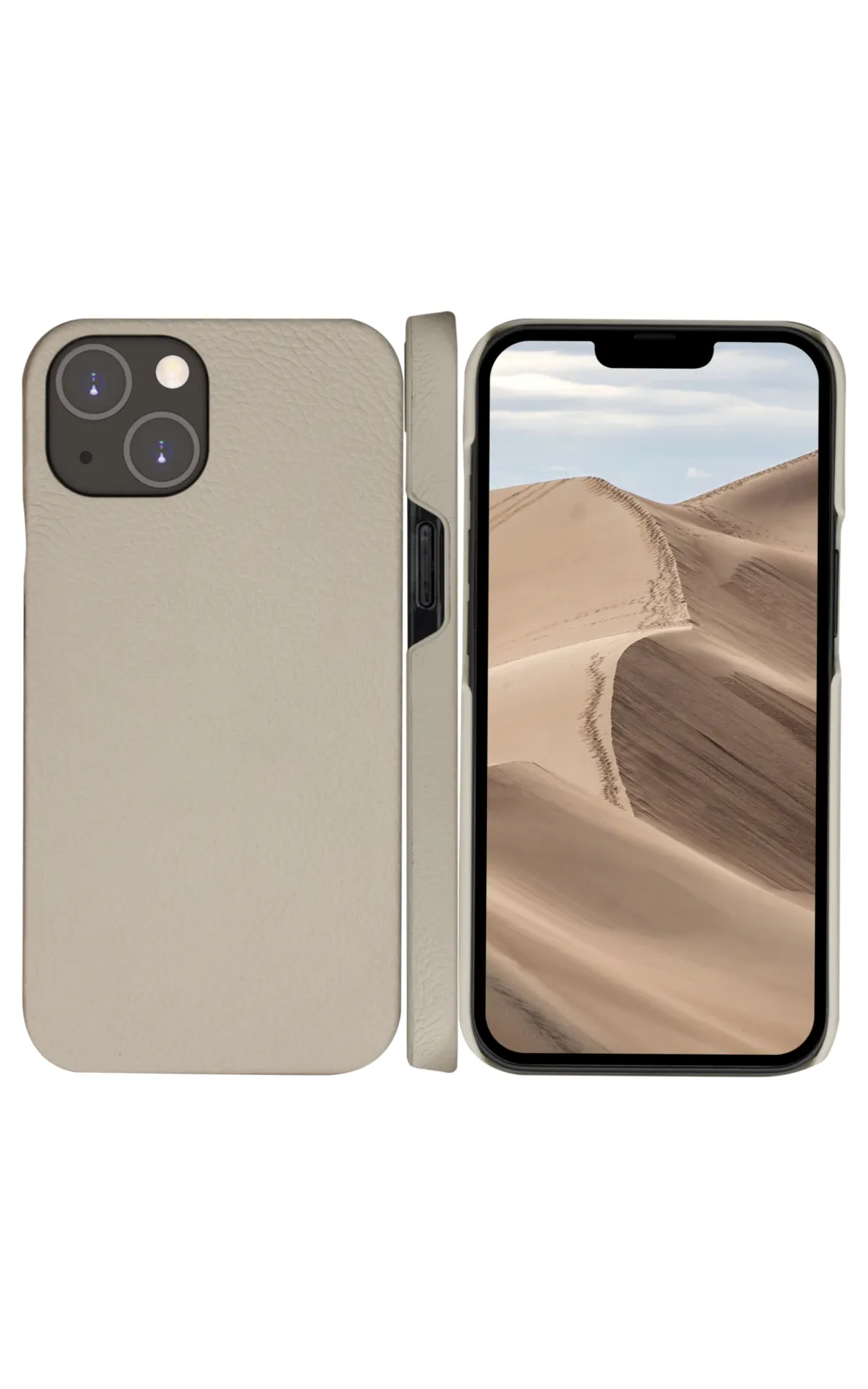 Dbramante1928 New York, iPhone 14 Plus - 2-in-1 lompakkokotelo, Sand Dune