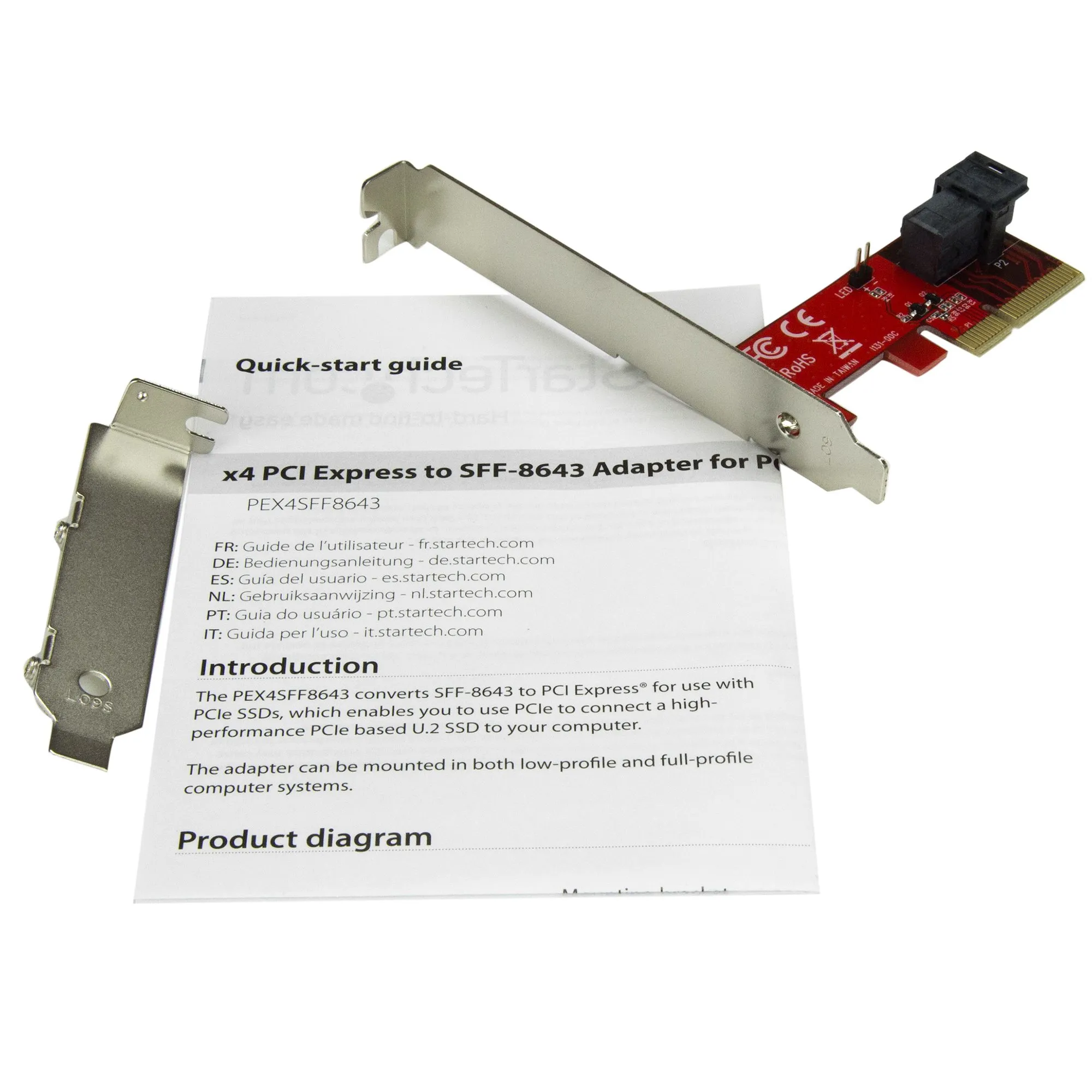 U.2 2.5IN NVME SSD ADAPTER
