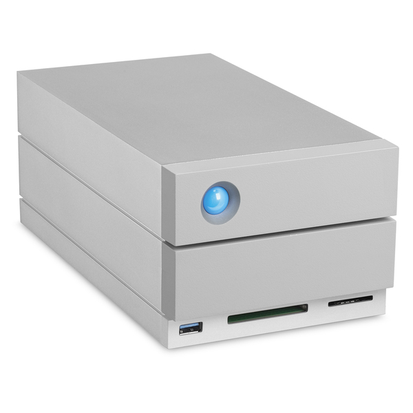 LACIE 2big Dock Thunderbolt3 20TB 8.9cm 3.5inch USB 3.1 Hardware-RAID inc Rescue Service RAID 0/1/JBOD SATA 6.0Gb/s No data cable