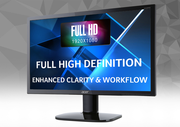 Acer 21.5&quot; KA220HQ, Full HD, TN+Film - monitor