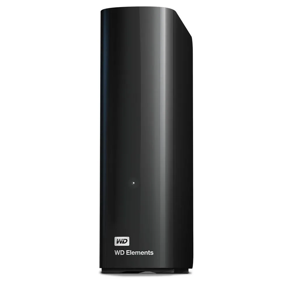 WD Elements Desktop 10 TB - extern h&aring;rddisk , Svart