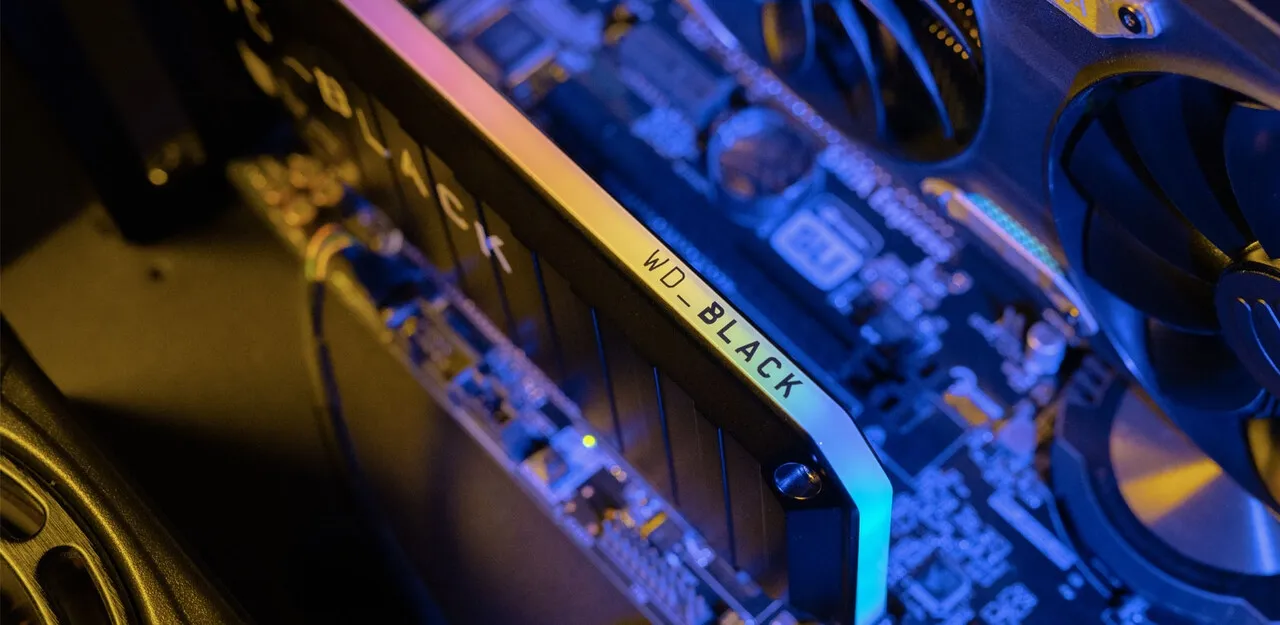 WD_BLACK AN1500 1TB PCIe 3.0 x8 SSD with Heatsink