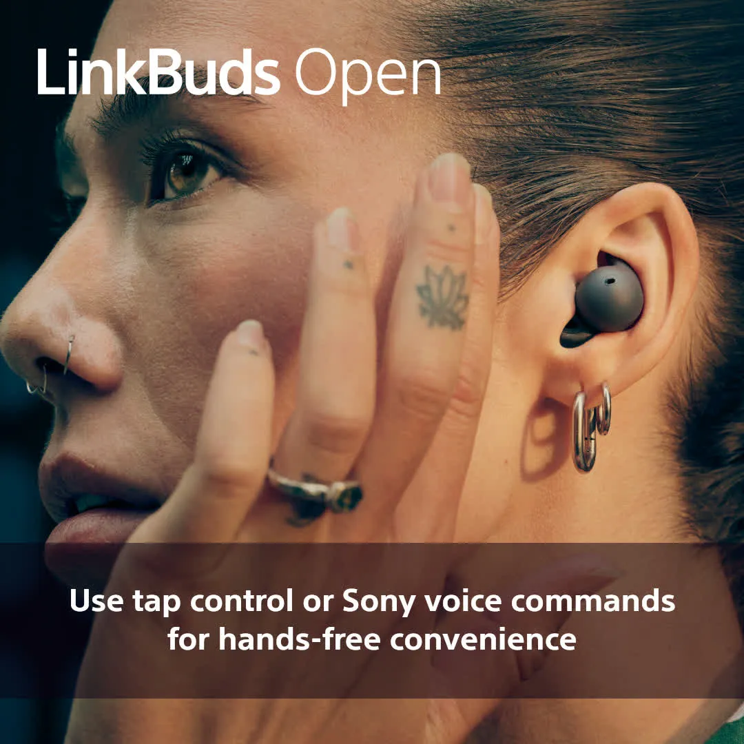 Sony LinkBuds Open Wireless Earbuds, White