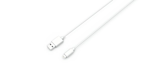 Essentials MFI USB-A - Lightning - cable, 2 m, White