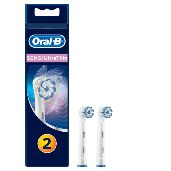 BRAUN VAIHTOHARJA ORAL-B Sensitive UltraThin 2ct ORAL-B Sensi UltraThin 2, Paketissa 2kpl UltraThin Sensitive vaihtoharjaa. UUTUUS!