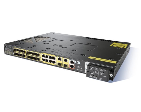 Cisco Industrial Ethernet 3010 Series - Kytkin - Hallinnoitu - 16 x 100 Mbit SFP + 8 x 10/100/1000 + 2 x combo Gigabit SFP - r&auml;kkiin asennettava - PoE