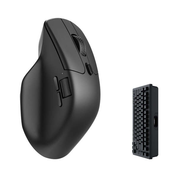Keychron M6 4K Hz Light 78g Ergonomic - wireless mouse, Black
