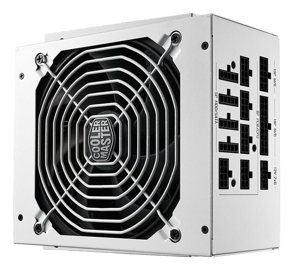 Cooler Master MWE 1250W V2 ATX 3.1 -virtal&auml;hde, valkoinen, 80 Plus Gold