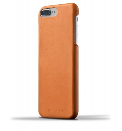 Mujjo Full Leather Case, iPhone 7/8 Plus - fodral, Brun