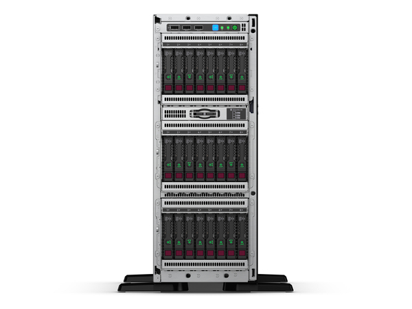 HPE ProLiant ML350 Gen10 Performance - Palvelin - torni - 4U - 2-teinen - 1 x Xeon Silver 4214 / 2.2 GHz - RAM 32 GB - SAS - pikavaihto 2.5" - ei kiintolevy&auml; -